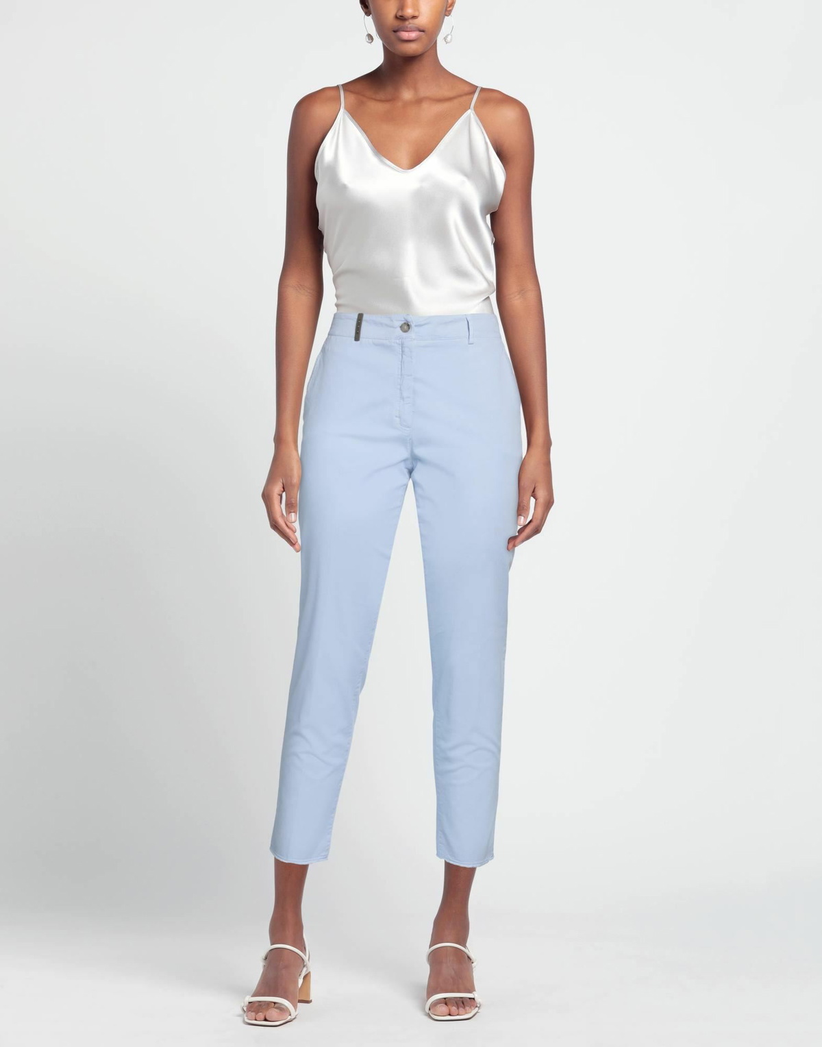 Peserico Womens Pants Sky in Blue