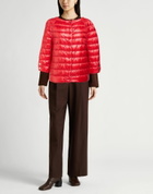 Herno Iconico Womens Puffer in Tomato red