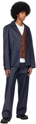 ABAGA VELLI Blue Core Denim Jacket