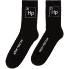 Heron Preston Black and White Long HP Periodic Socks