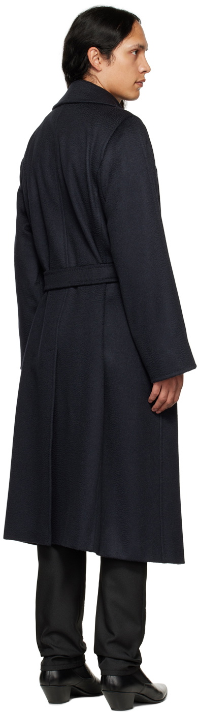 Max Mara Navy Manuela Icon Coat