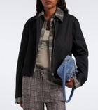 Acne Studios Layered cotton twill jacket