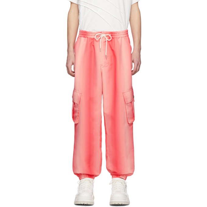 Photo: Feng Chen Wang Pink Gradient Cargo Trousers