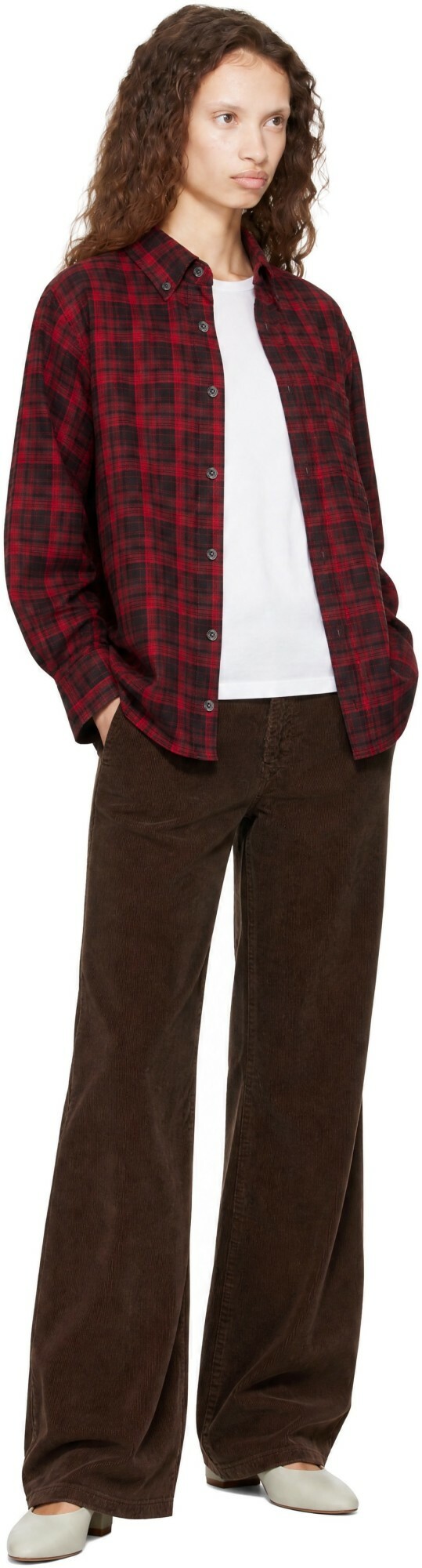 Dunst Red Checked Flannel BD Shirt