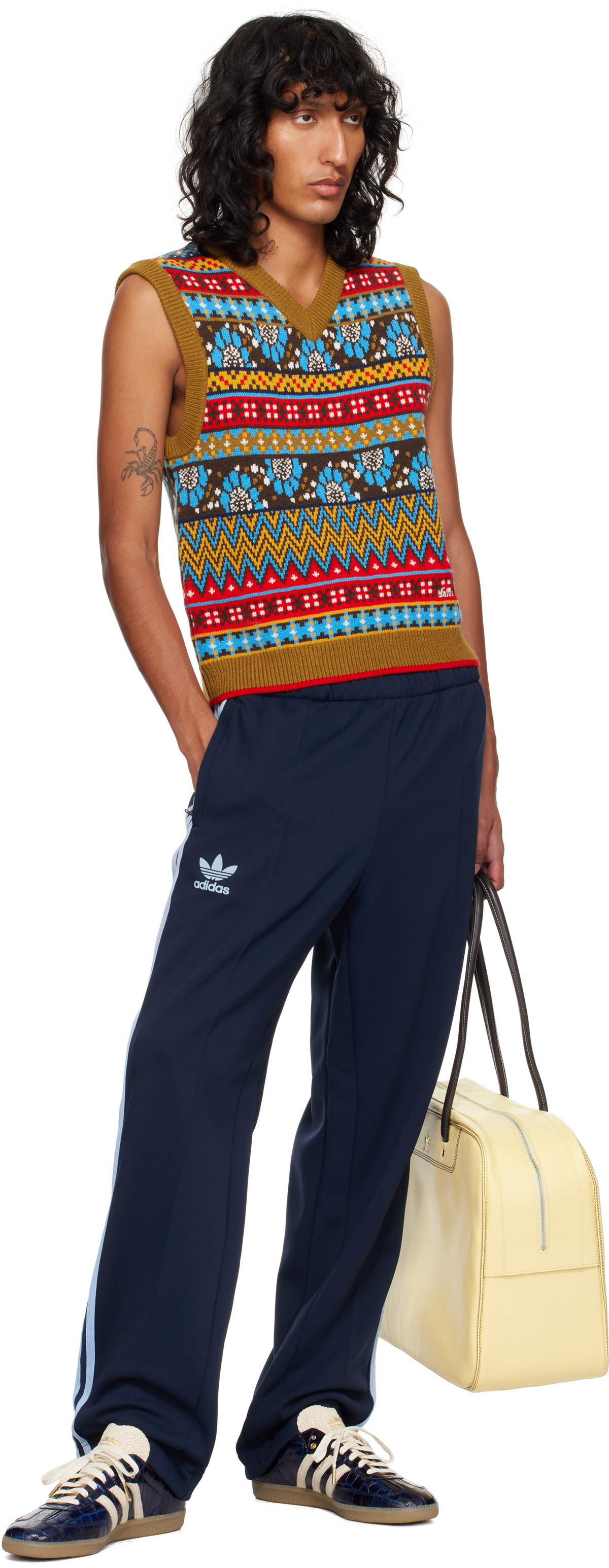 Wales Bonner Multicolor adidas Originals Edition Knit Vest