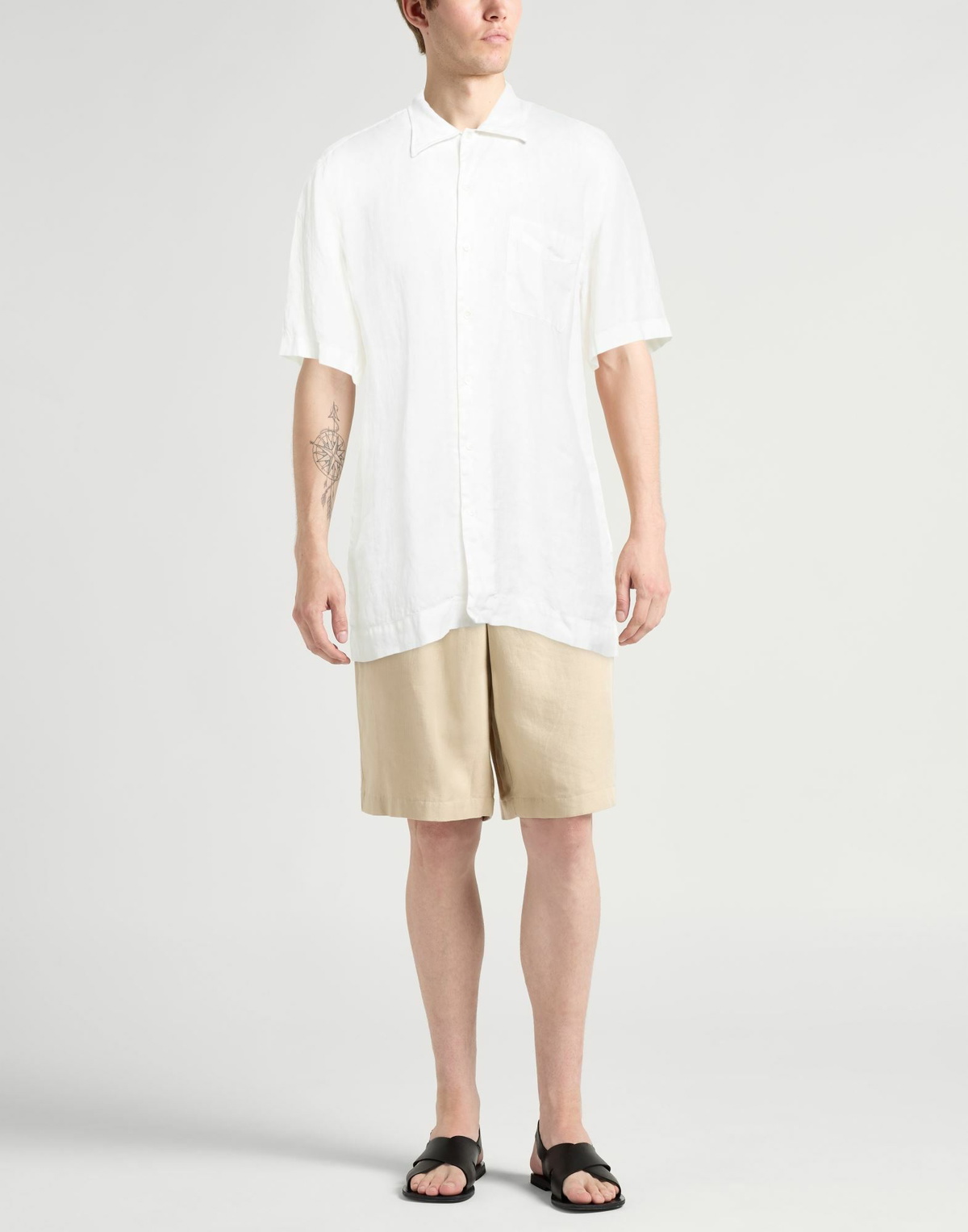 Massimo Alba Mens Shirt in White