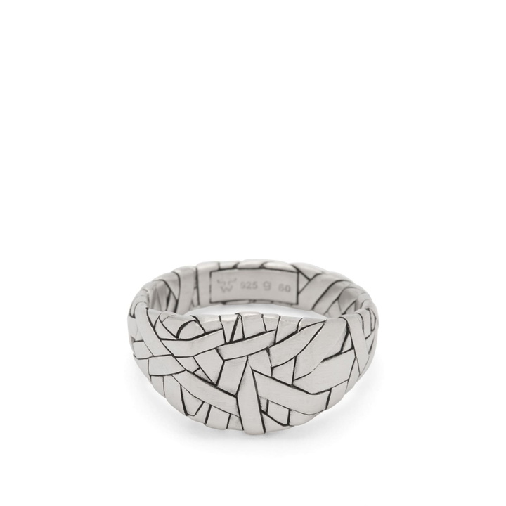 Photo: Tom Wood Small Quilt Ring in Silver
