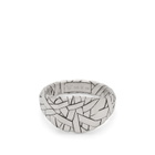 Tom Wood Small Quilt Ring in Silver