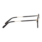 Garrett Leight Black and Gold Wilson Glasses