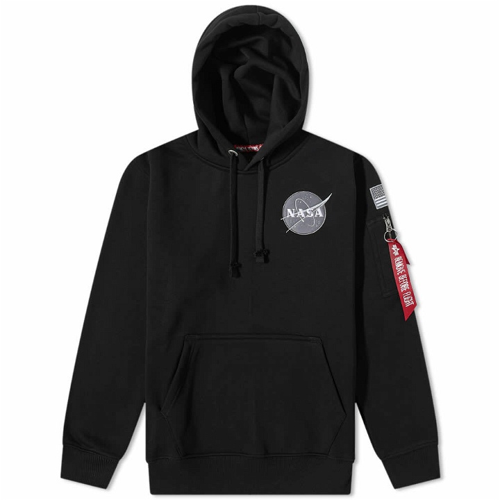 Photo: Alpha Industries Men's Space Shuttle Hoody - END. Exclusive in Black