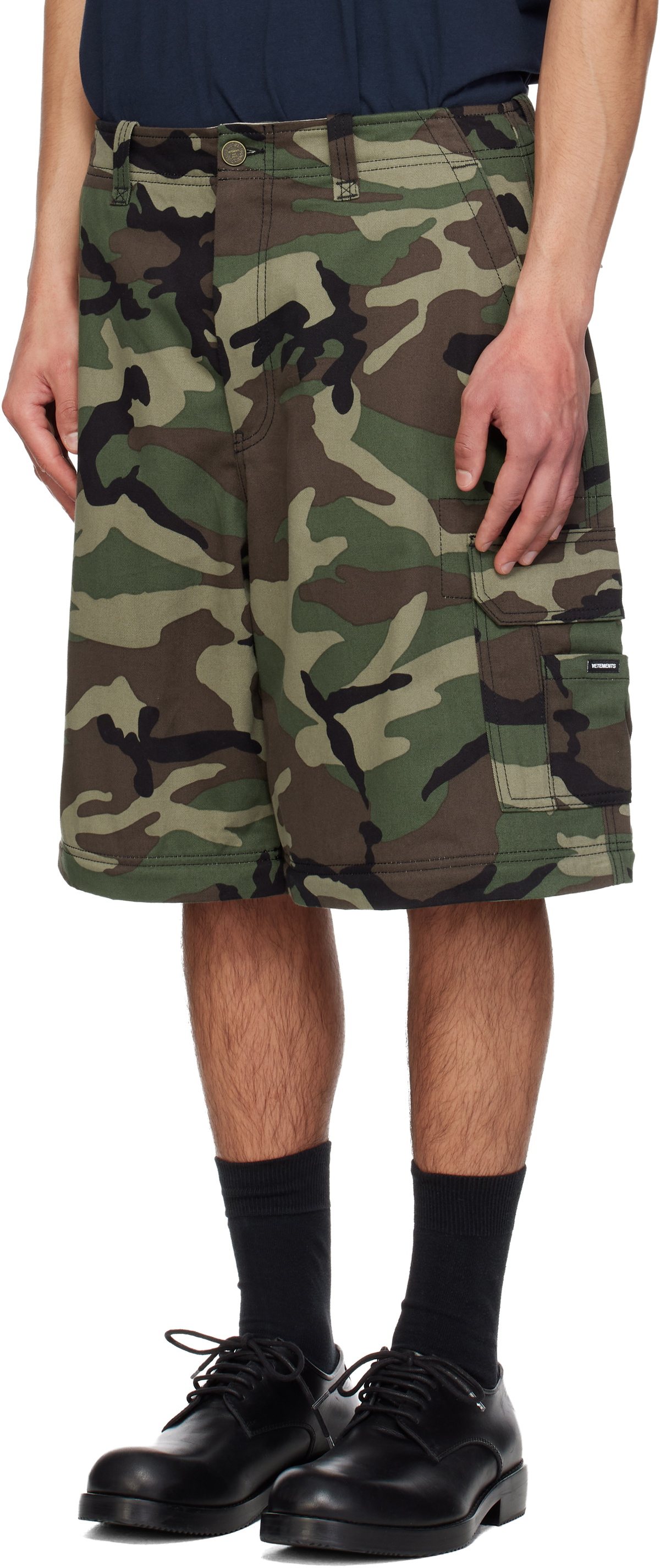 VETEMENTS Green Camo Cargo Pants