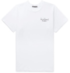 BILLY - Logo-Print Cotton-Jersey T-Shirt - Men - White