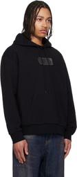 MM6 Maison Margiela Black Logo Patch Hoodie