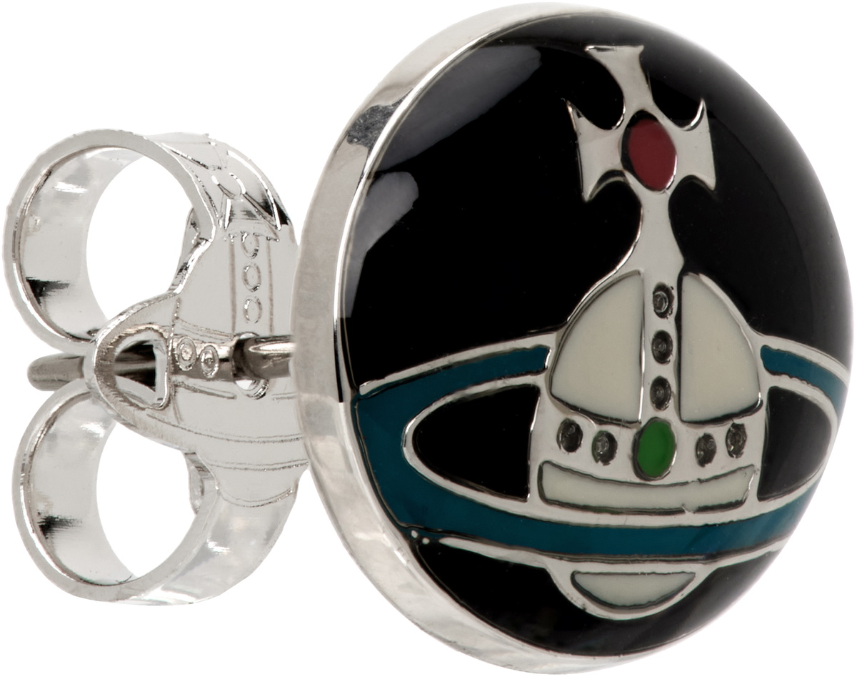 Vivienne Westwood Silver Loelia Single Stud Earring Vivienne