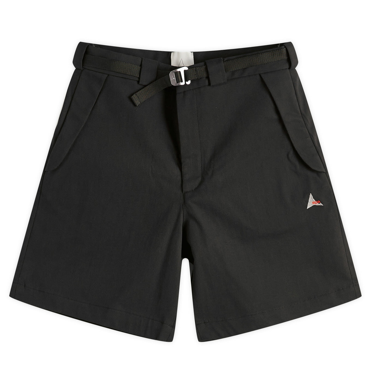 ROA Men's Buckle Shorts in Black