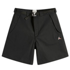 ROA Men's Buckle Shorts in Black
