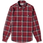 Barbour Men's Chester Tailored Check Shirt in Merlot