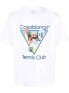 CASABLANCA - Logo Organic Cotton T-shirt