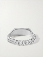 MARTINE ALI - Mini Signet Silver Ring - Silver