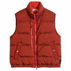 Stone Island Men's Nylon Metal EcoNyl Down Vest in Scarlet