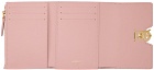 Burberry Pink TB Trifold Wallet