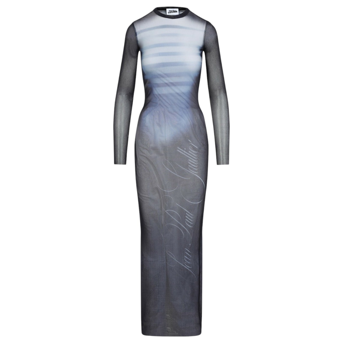 Jean Paul Gaultier Tattoo Collection printed maxi dress Jean