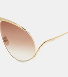 Loewe Signature oversized aviator sunglasses