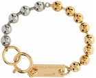 IN GOLD WE TRUST PARIS Gold Bold Ball Chain Bracelet