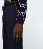 Gucci - Interlocking G sterling silver ring