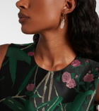 La DoubleJ Pillar gold-plated pendant earrings