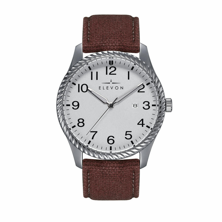 Elevon Crosswind Silver-tone Dial Mens Watch ELE128-1