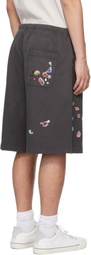 Maison MIHARA YASUHIRO Black Sticker Shorts