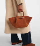 DeMellier New York Midi suede tote bag