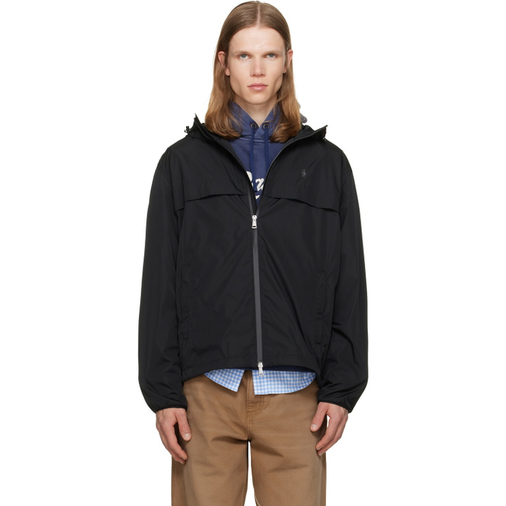 Photo: Polo Ralph Lauren Black Lined Windbreaker Jacket