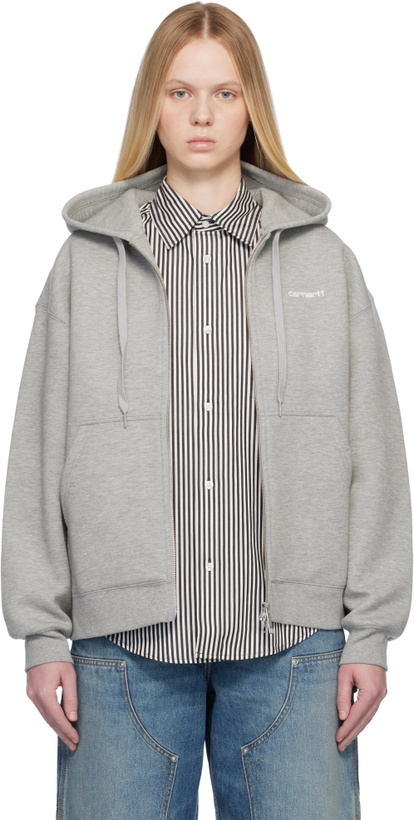 Photo: Carhartt Work In Progress Gray Alda Hoodie