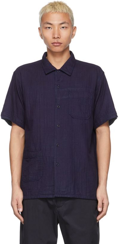 Photo: Engineered Garments Indigo Gauze Shirt