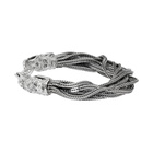 Emanuele Bicocchi Silver Multi Strand Bracelet