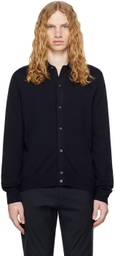 Theory Navy Collar Cardigan