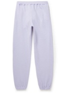 Aries - Premium Temple Straight-Leg Logo-Print Cotton-Jersey Sweatpants - Purple
