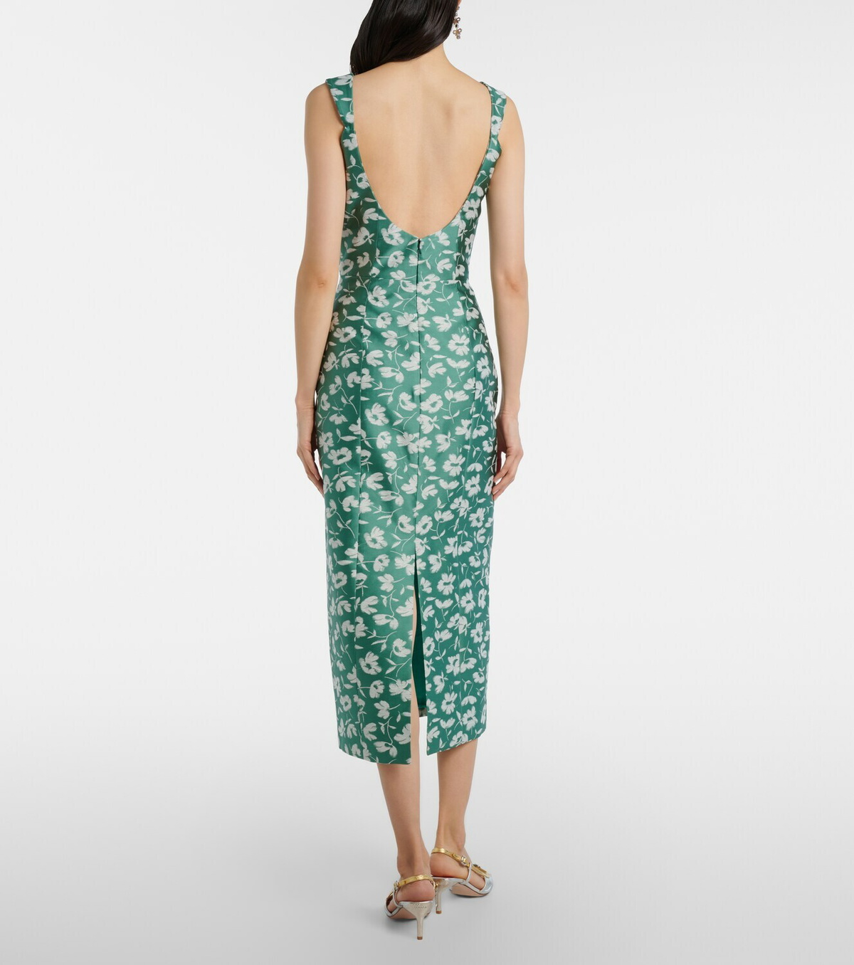 Markarian Numa brocade midi dress