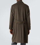 Brunello Cucinelli Double-breasted virgin wool overcoat