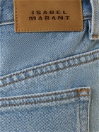 ISABEL MARANT - Eneidao Fringed Cotton Denim Shorts