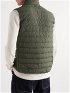 Incotex - Quilted Shell Gilet - Brown