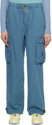 Brain Dead Blue Flap Pocket Trousers