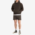 Les Tien Men's s Heavyweight Yacht Sweat Short in Vintage Black