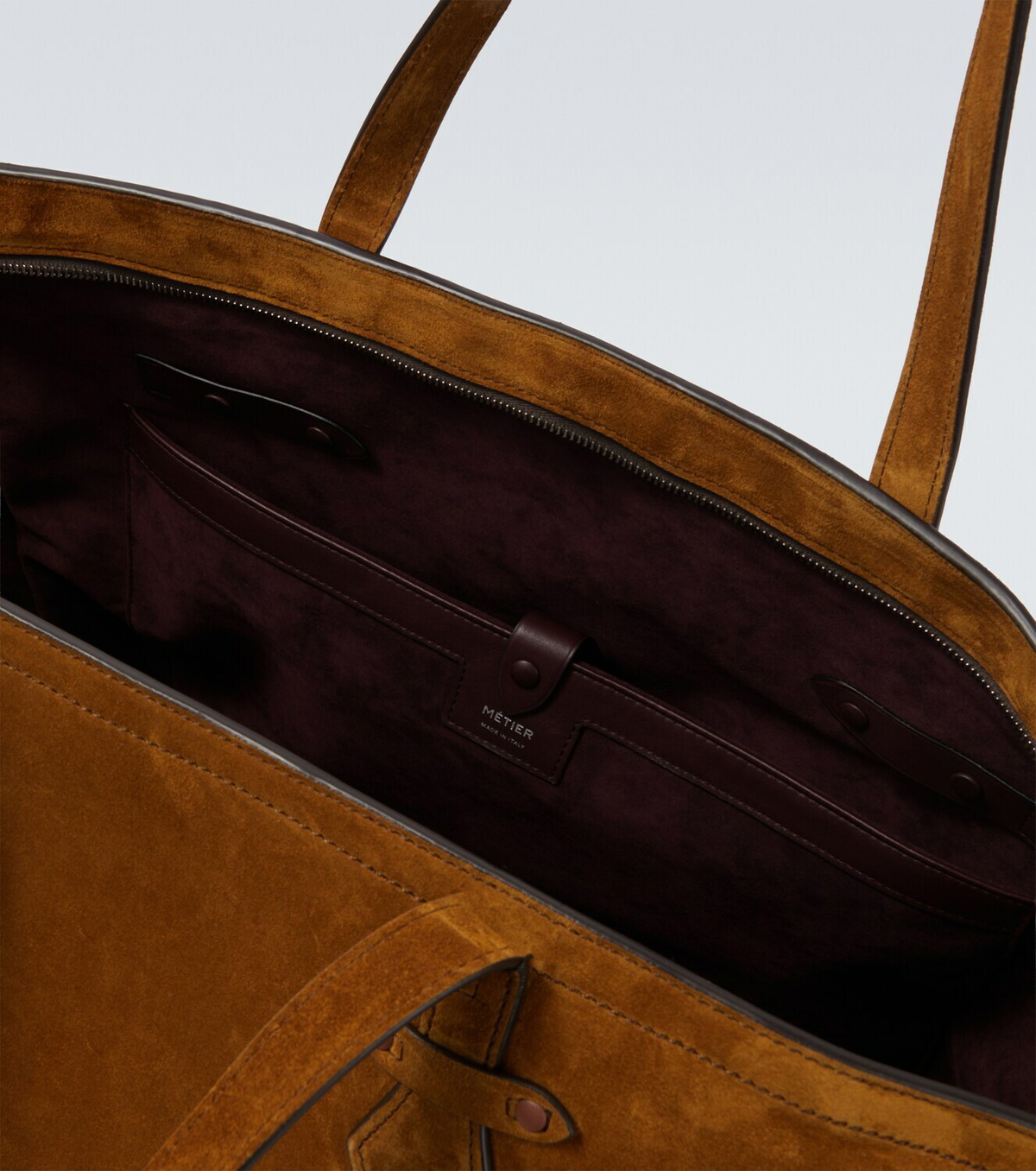 Métier Sergeant suede duffel bag