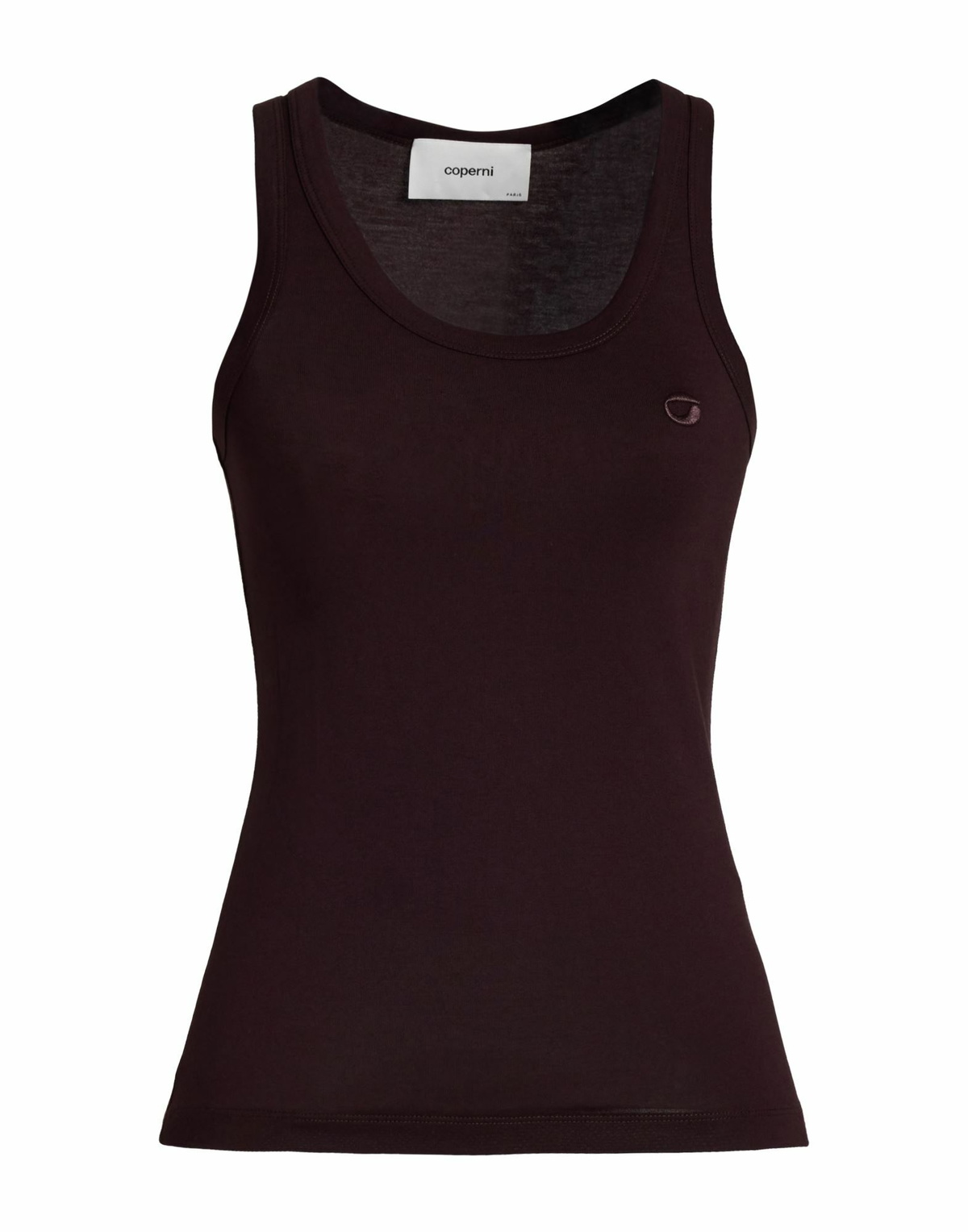 Coperni Womens Tank top Chocolate in Brown
