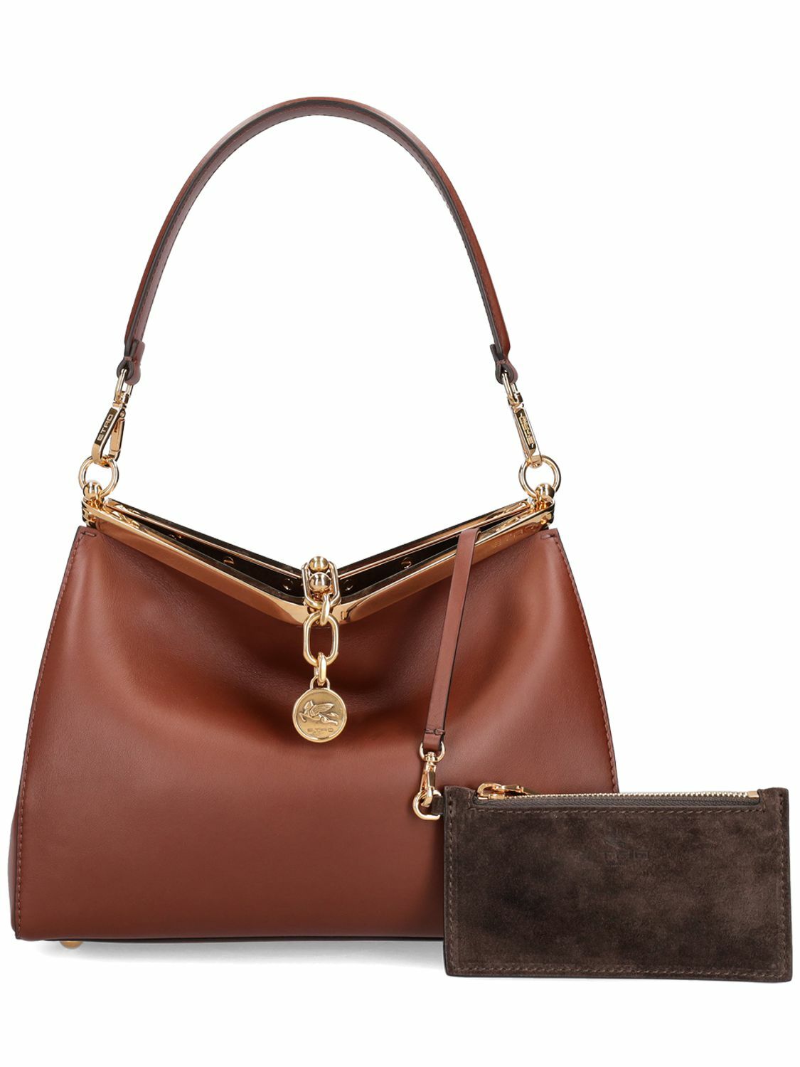 ETRO - Medium Vela Leather Shoulder Bag Etro