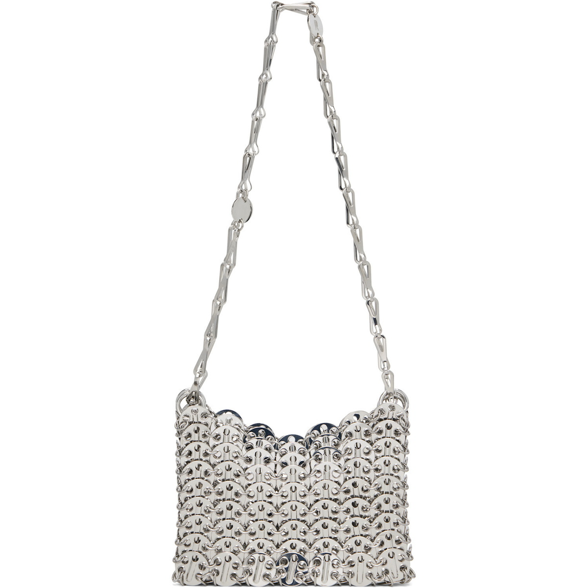 Rabanne Silver 1969 Nano Bag