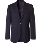 Hugo Boss - Navy Slim-Fit Hopsack Blazer - Navy